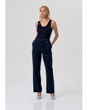 Fracomina Pants Darkblue