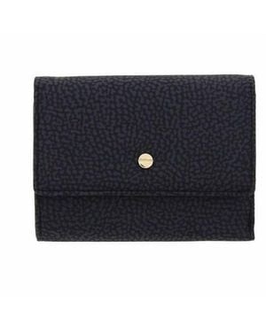 Borbonese Portfolio Mujer Negra 930161-I15-Y66 - Azul