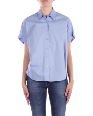 Manila Grace Camisas Celestiales - Azul