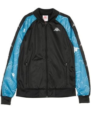 Kappa Banda Bomber Slim Graphic Jacket - Black