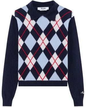 MSGM Sweaters - Blue