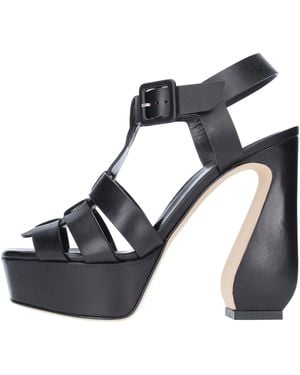 SI ROSSI Sandalias Negro