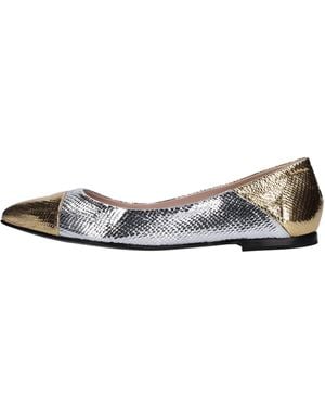 Fabi Flat Shoes - Metallic