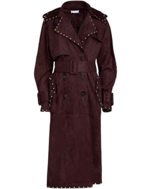 WEILI ZHENG Tranche De Femmes En Daim Avec Goujons - Rouge