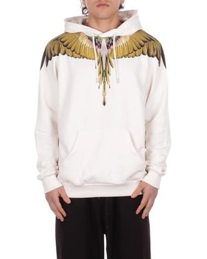 Marcelo Burlon Sweatshirt S6Cmmahs031 412 Hoodie Coconut - White