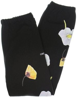 Obey Redux Sweatpant Specialty Fleece Tracksuit Pants - Black