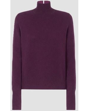 Pinko Douceur Melange Laine-Caschmere Femme - Violet