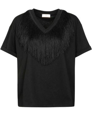 Akep Camiseta Mujer Con Insercion - Negro