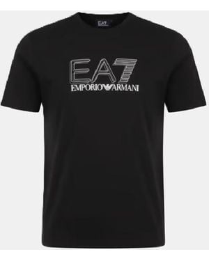 EA7 T-Shirt With Logo - Black
