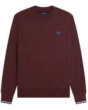 Fred Perry Jerseys Bordeaux - Rot