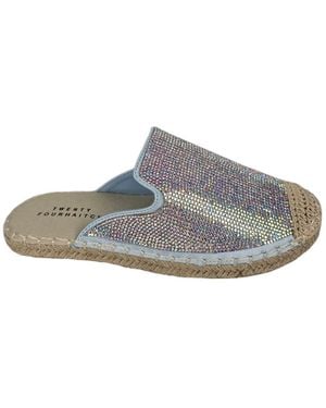 Twenty Four Haitch Sandals Clear - Gray