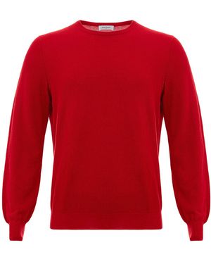 Gran Sasso Pull Rond En Coton - Rouge