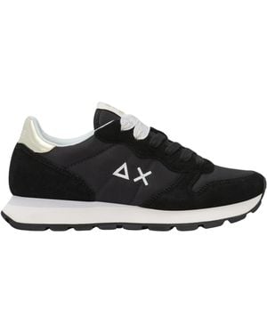 Sun 68 Sneakers Silber - Schwarz