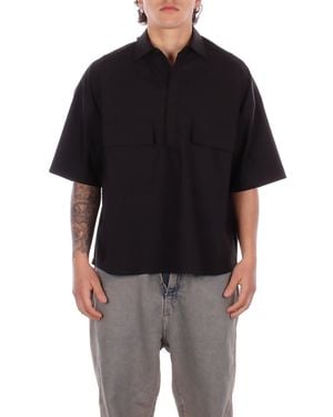 Alpha Studio Polo Au5412B 1002 Polo M\M Boxy - Black