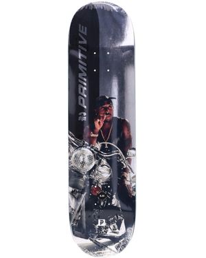 Primitive Skateboarding Herren-Skateboard Moto Deck X Tupac - Blau