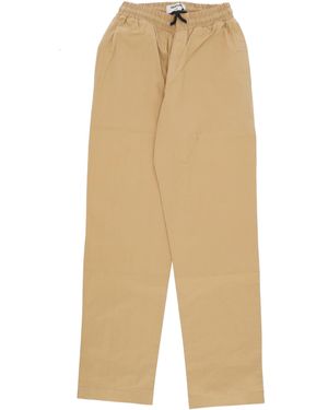 Caterpillar Long Drawcord Pant - Natural