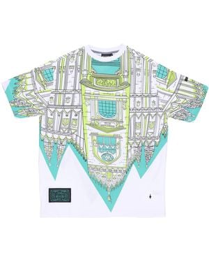 DOLLY NOIRE Bench Duomo T-Shirt Over Tee - Blue