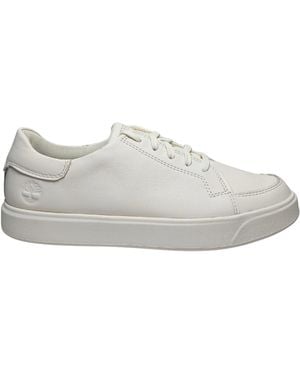 Timberland Zapatos Para Hombres Emerson Street Low Lace Sneaker Full Grain - Blanco