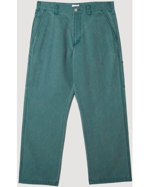 Obey Grobe Timer Tischlerhose - Grün