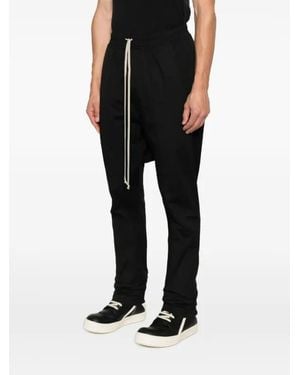 Rick Owens Pantaloni Con Coulisse - Black