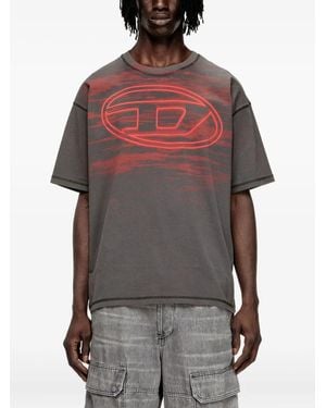 DIESEL T-Shirt Homme - Rouge