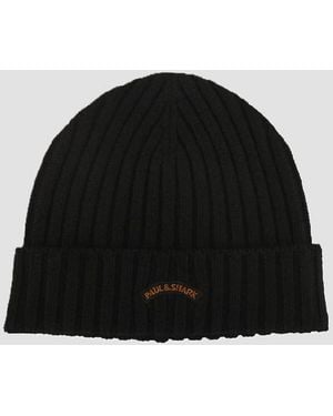 Paul & Shark Wool Uom Hat - Black