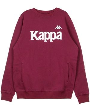 Kappa Authentic Bzali Crewneck Sweatshirt - Red