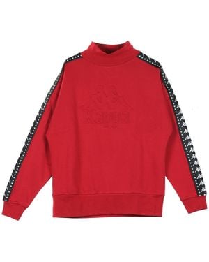 Kappa Authentic Alef Crewneck Sweatshirt - Red