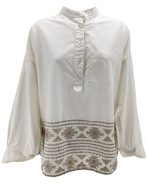Bazar Deluxe Shirts Ivory - Gray