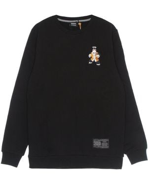 DOLLY NOIRE Son Gohan Crewneck X Dragon Ball Noir Sweat-Shirt A Col Rond Pour Hommes
