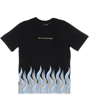 IHS New Flames Tee Schwarzes Herren-T-Shirt