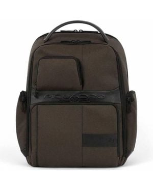 Piquadro Rucksack W129 Moro Kopf Ca6239W129Bm-Tm - Schwarz