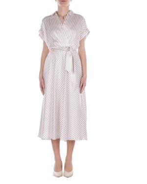 Ralph Lauren Crema De Vestidos - Multicolor