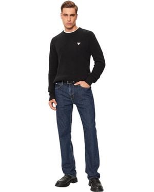 Guess Adult Sweater Regular Fit - Blue