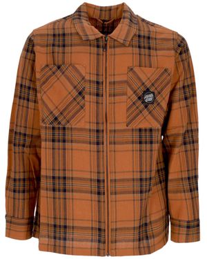 Santa Cruz El Jefe Long Sleeve Shirt L/Shirt - Brown