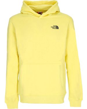 The North Face Sudadera Con Capucha Para Hombre Coordenadas Sudadera Con Capucha - Amarillo