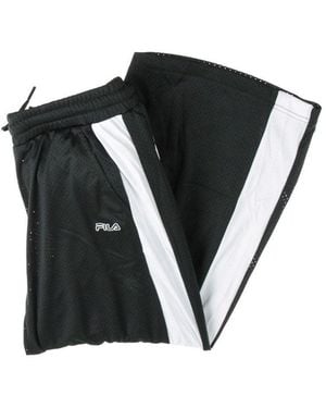 Fila Richelle Culottes Pantalon De Chandal Para Mujer Negro/Blanco Brillante