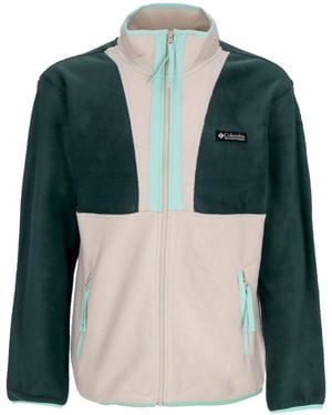 Columbia Back Bowl Full Zip Fleece Jacket - Green