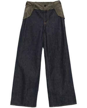 Sacai Hosen Aus Baumwolle - Blau