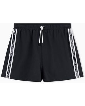 EA7 Swimsuit With Bands - Black