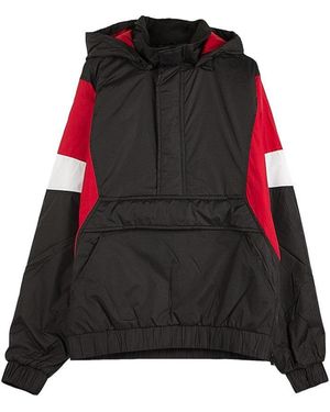 Urban Classics Driekleurig Pull-Overjack Voor - Zwart