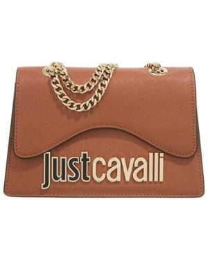Just Cavalli Gamme B Sac A Lettre En Metal - Marron