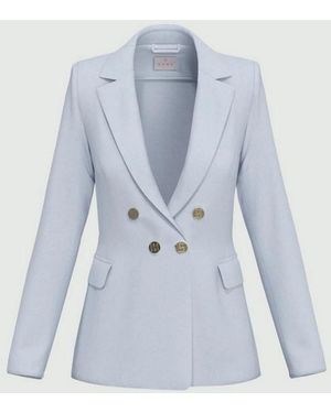 Marella Chaqueta De Doble Raza Mujer Azul