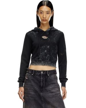 DIESEL Vrouwen Sweatshirt A14492 0Ipac - Zwart