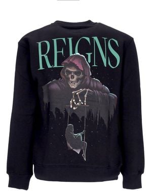 Doomsday Rockin Crewneck Herren Sweatshirt Schwarz - Blau