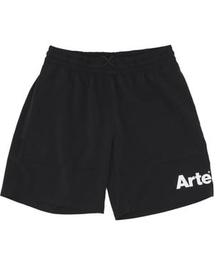 Arte' Samuel Logo Shorts Pantalon Court Pour Homme Noir