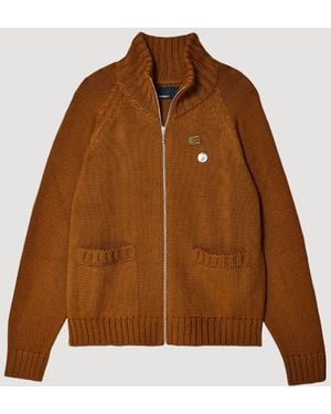 Rassvet (PACCBET) Tears Zipped Cardigan Knit - Braun