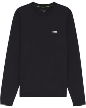 BOSS Kn_Ever-X Cn Pullover - Schwarz