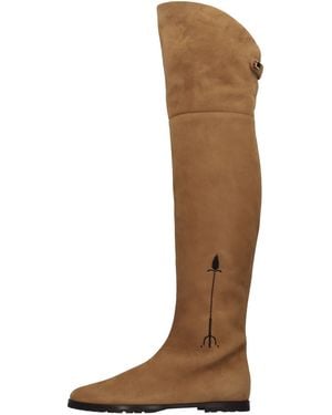 Skorpios Schwarze Stiefel - Braun