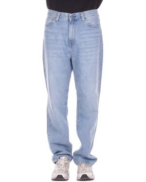Carhartt Jeans I036728 01Ur Aaron Pant Camano Denim - Blue